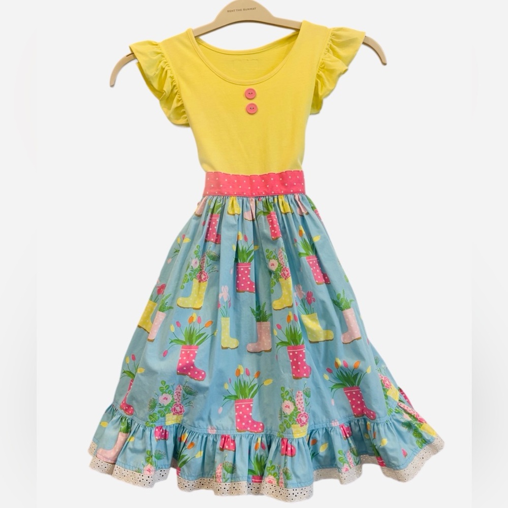 ELEANOR ROSE ☔️Spring Dress - Size 8-10 - Picture 2 of 6